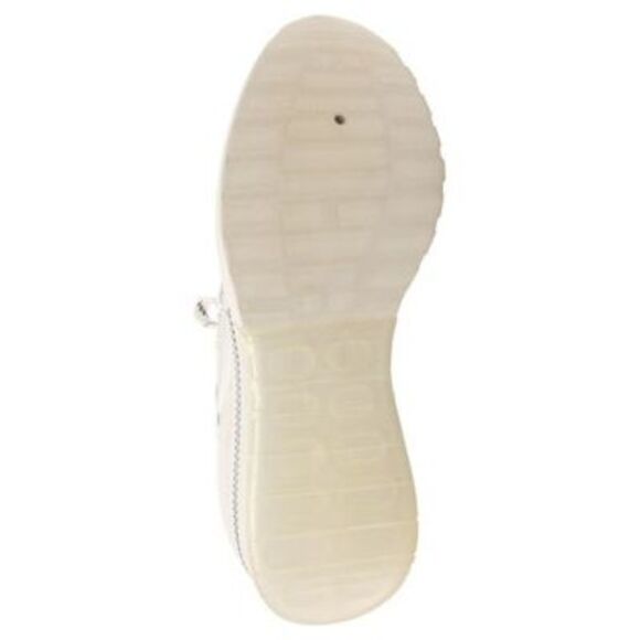 BCBGENERATION Womens White Chain Reflective Weddi Wedge Athletic Sneakers 9 M - Picture 2 of 4